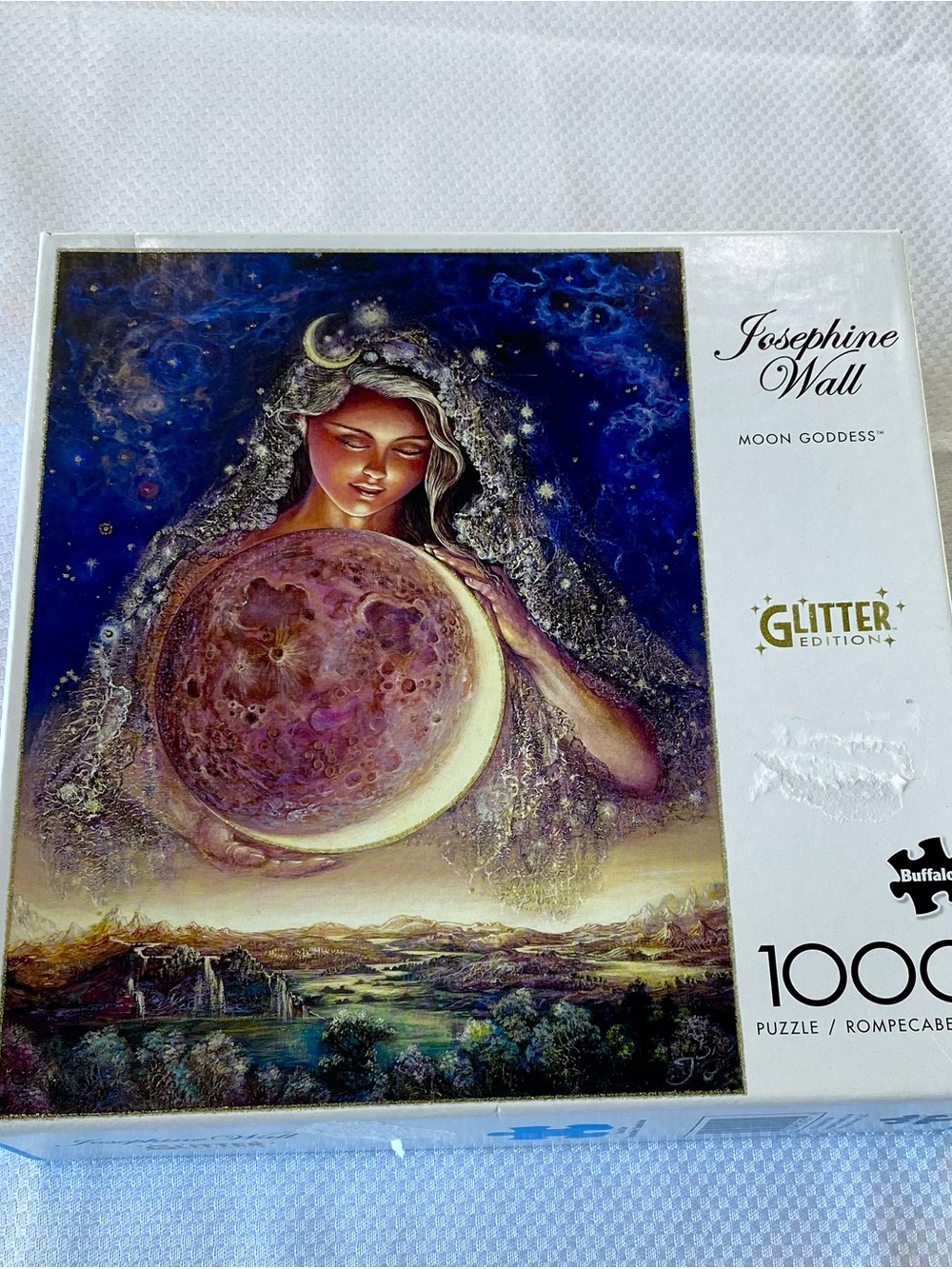 Buffalo David Bitton Moon Goddess Wall Art - Blue, Purple, Gold